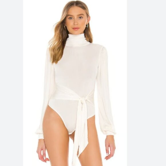 NWT Free People X REVOLVE Bring It Back Bodysuit Ivory Size Large - Picture 2 of 8